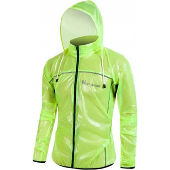 Moto bunda WESTBIKING Nepromokavá bunda na kolo s kapucí a ventilací, velikost XL