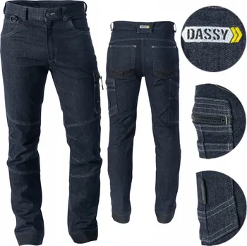 Pracovní obuv Pracovní džíny Dassy Osaka elastické strečové pánské BOZP velikost 52
