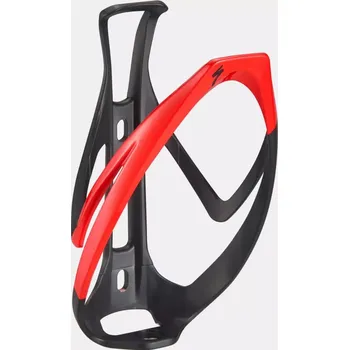 Košík na láhev Specialized Rib Cage II matte black/rocket red Barva: matná černá / červená