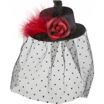 Klobouk Mini klobouk Burleska, pokrývka hlavy, klobouček