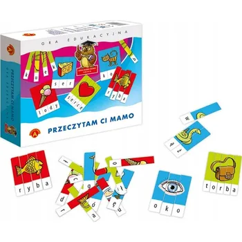 Desková hra Stolní hra Přečtu ti, mami – hra na čtení, výuka čtení, vzdělávací hry, čtení slov, hra pro děti, zábava s písmeny, jazyková hra Alexander