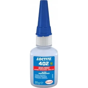 Průmyslové lepidlo Loctite 402 20g vteřinové lepidlo kyanoakrylátové, na gumu, kov, plasty