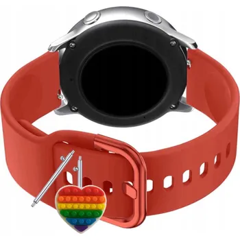 Pouzdro na mobilní telefon Pásek Řemínek pro Rubicon RNCE94, Silikon Červený Poutko, nastavitelný