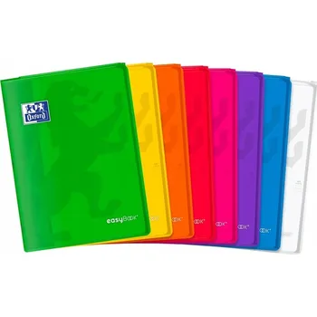 Sešit Sešit A4 s mřížkou Oxford, 60 listů, měkká obálka, vícebarevný, 5 ks