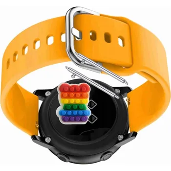 Pouzdro na mobilní telefon Pásek Řemínek pro Cubot C28 AI Chytré Hodinky, Mrkvový silikon, Smyčka