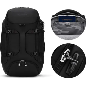 turistický batoh Batoh Pacsafe Venturesafe EXP35 20-40L černý