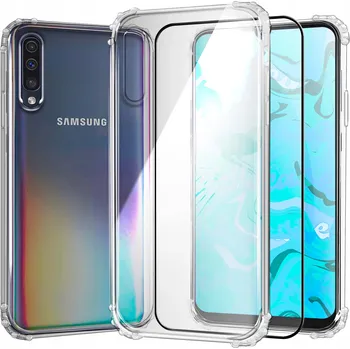 Pouzdro na mobilní telefon Pouzdro zadní kryt Hello Case pro Samsung A30s/A50/A50s bezbarvé TPU
