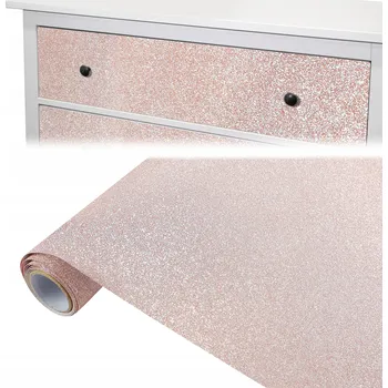 Tapeta Samolepicí fólie BROKÁT RŮŽOVÝ Fólie na nábytek 45x150cm, tloušťka 90 mikrometrů