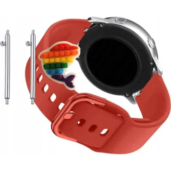 Pouzdro na mobilní telefon Řemínek / Pásek Řemínek pro Colmi P71, Silikonový Červený Smyčka, nastavitelný