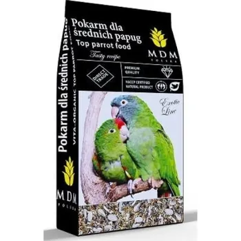 Krmivo pro ptáka Krmivo pro střední papoušky, bez slunečnice "Fit Parrot" Vita-Organic 10 kg