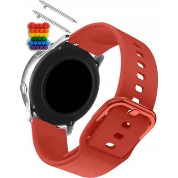 Pouzdro na mobilní telefon Pásek Řemínek pro Colmi SKY7 PRO, Silikon Červený Poutko, nastavitelný