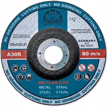 Řezný kotouč ŘEZNÝ KOTOUČ NA KOV ⌀ 115 x 1 mm GERMANY T-41