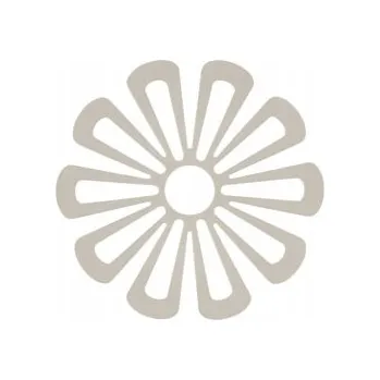 Podložka pod hrnec Podložka pod horké nádobí Daisy 16 cm šedá