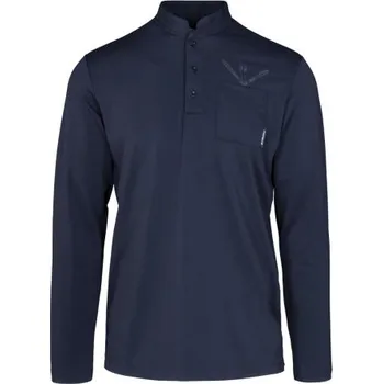 Pánské tričko Stöckli POLO MAO LONGSLEEVE - černá XXL