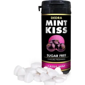 Bonbon MINT KISS | rybízovo-mátové osvěžující pastilky bez cukru 28 g