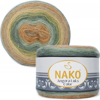 Příze Vlna Nako Angora Luks Color 81912 150 g/810 m