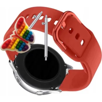 Pouzdro na mobilní telefon Řemínek Řemínek pro Colmi V73, Silikonový Červený Smyčka, nastavitelný