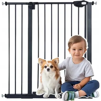 Dětská zábrana BEZPEČNOSTNÍ ZÁBRANA ROZPĚRNÁ BRANKA NA SCHODY A DO DVEŘÍ 76-104 CM V=78