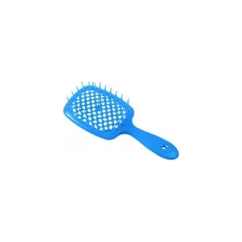 kartáč na vlasy Jäneke Kartáč Janeke Superbrush Fluo Colors plochý obdélník s ručkou Barva: Tyrkys