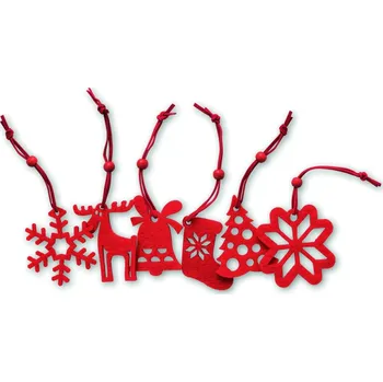 Vánoční ozdoba Sada 6 ozdob bez potisku bez potisku 80 bez potisku