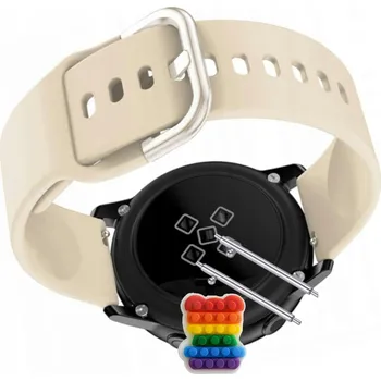 Pouzdro na mobilní telefon Řemínek Řemínek pro am pm PS218, Silikonový Béžový Smyčka, nastavitelný