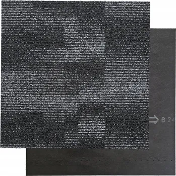 Venkovní dlažba Kobercová čtvercová dlaždice VIENNA BLOCKX 29 tmavě šedá do kanceláře, do obchodu