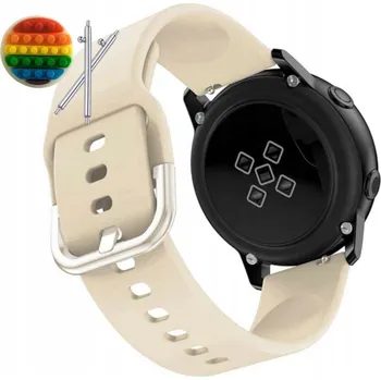 Pouzdro na mobilní telefon Pásek Řemínek pro Suunto Race S, Silikon Béžová Poutko, nastavitelný