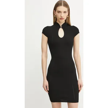 Dámské šaty Šaty Guess MALIA černá barva, mini, W5GK46 Z3L10 W5GK46.Z3L10 99X, vel. M