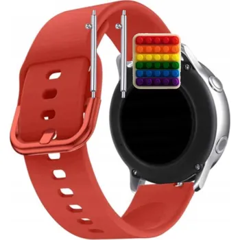 Pouzdro na mobilní telefon Pásek Řemínek pro Kospet Tank T3 Ultra 2, Silikon Červený Poutko, nastavitelný