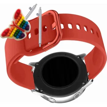 Pouzdro na mobilní telefon Řemínek Řemínek pro Doogee CS1, Silikonový Červený s Poutkem, Nastavitelný