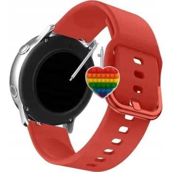 Pouzdro na mobilní telefon Pásek Řemínek pro Forever Forevive 2 Slim SB-325, Silikon Červený Poutko