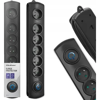 Přepěťová ochrana Přepěťová ochrana Qoltec 3 m 6 zásuvek