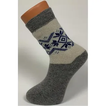 Pánské ponožky Terry Ponožky horské Frotte šedé velikosti 41-44