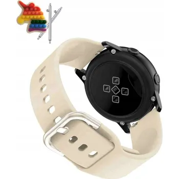 Pouzdro na mobilní telefon Pásek Řemínek pro Coros Apex 46 mm, silikon, béžová smyčka, nastavitelný
