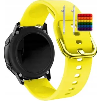 Pouzdro na mobilní telefon Pásek Řemínek pro Acme SW301, Silikon Žlutý Poutko, nastavitelný