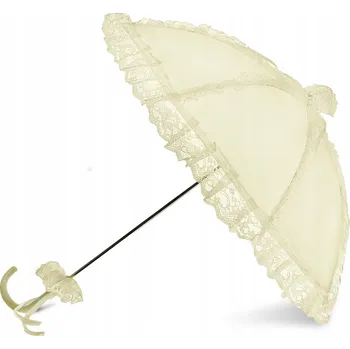 Manuální skládací deštník, béžový