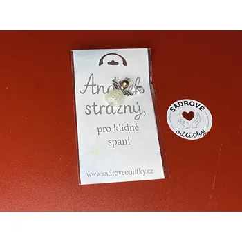 HandMade by VeJa Dárková karta - Andílek strážný (hvězdičky)