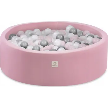 Suchý bazén Suchý Bazén s Míčky 90x30 Pěnový Růžový Smart 200 míčků MISIOO