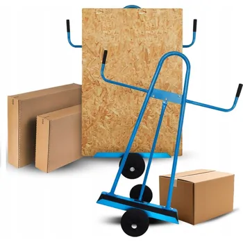 Plošinový vozík Plošinový vozík pro přepravu OSB, sádrokartonových desek, MDF, dveří a oken, nosnost 300 kg