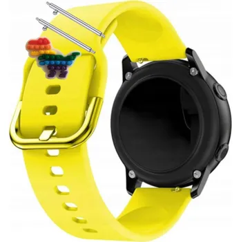 Pouzdro na mobilní telefon Řemínek Řemínek pro Rubicon RNCF30, Silikonový Žlutý Smyčka, nastavitelný
