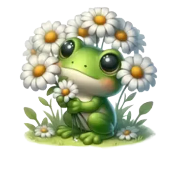 Nažehlovací obrázek - žabka VIII (9,0 x 9,0 cm)