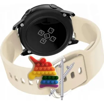 Pouzdro na mobilní telefon Pásek Řemínek pro Hama Fit Watch 6910, Silikon Béžová Poutko, nastavitelný