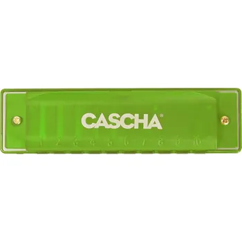 Foukací harmonika CASCHA Fun Blues Green