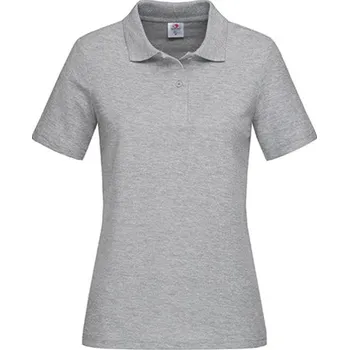 Dámské tričko Stedman® Dámské polo triko ST3100 Grey Heather S