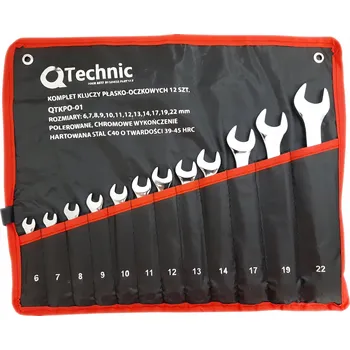 Klíč Sada očkoplochých klíčů Q-Technic 6-22 mm, 12 ks