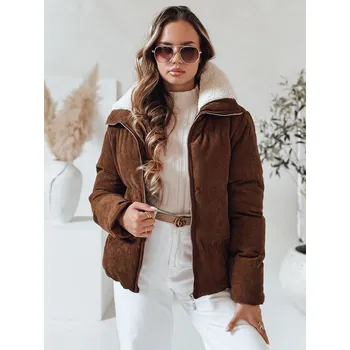 Dámská zimní bunda TRENDYGLAM Dstreet TY4357 Barva: Béžová, Velikost: L