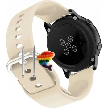 Pouzdro na mobilní telefon Pásek Řemínek pro Realme Watch 2 Pro, Silikon Béžová Poutko, nastavitelný