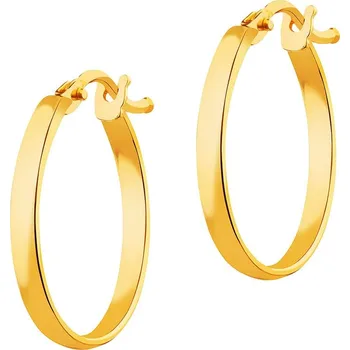 Náušnice Zlaté náušnice - kroužky, 18 mm - AP534-9300