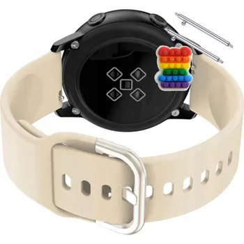 Pouzdro na mobilní telefon Pásek Řemínek pro Realme Watch S, Silikon Béžová Poutko, nastavitelný