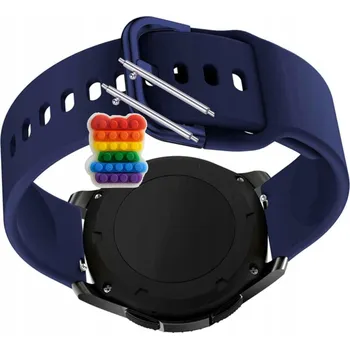 Řemínek na hodinky Řemínek Řemínek pro Niceboy Watch 4 Lite, Silikonový Tmavě Modrý Smyčka, nastavitelný